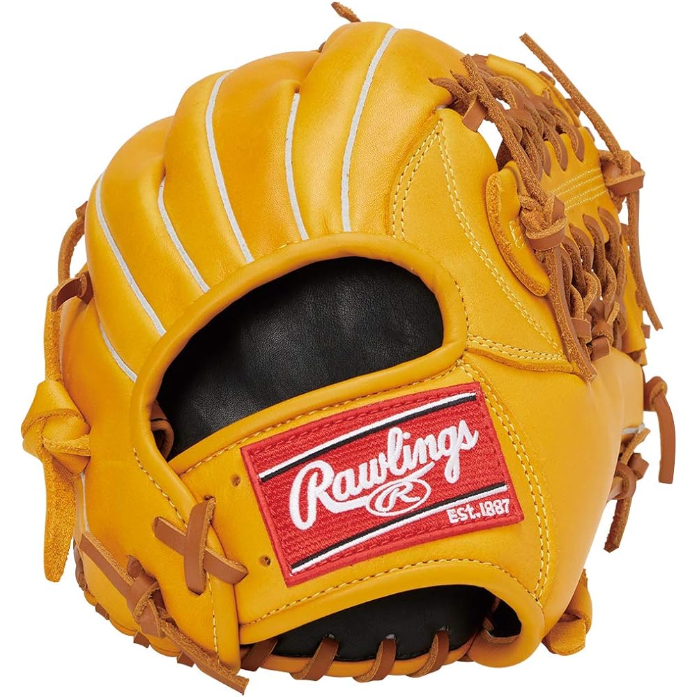 Rawlings Glove, For Softball/Softball, General/Adult, For Right-handed Throwers (Left Hand Worn), For All-Round/For Infielders, Large/Small