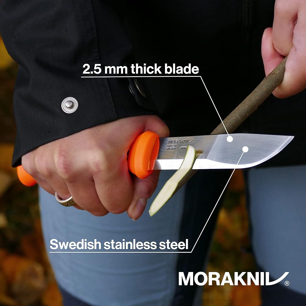 Morakniv Morakniv Morak 2000 Stainless Steel Outdoor Knife Camping Knife (Orange)