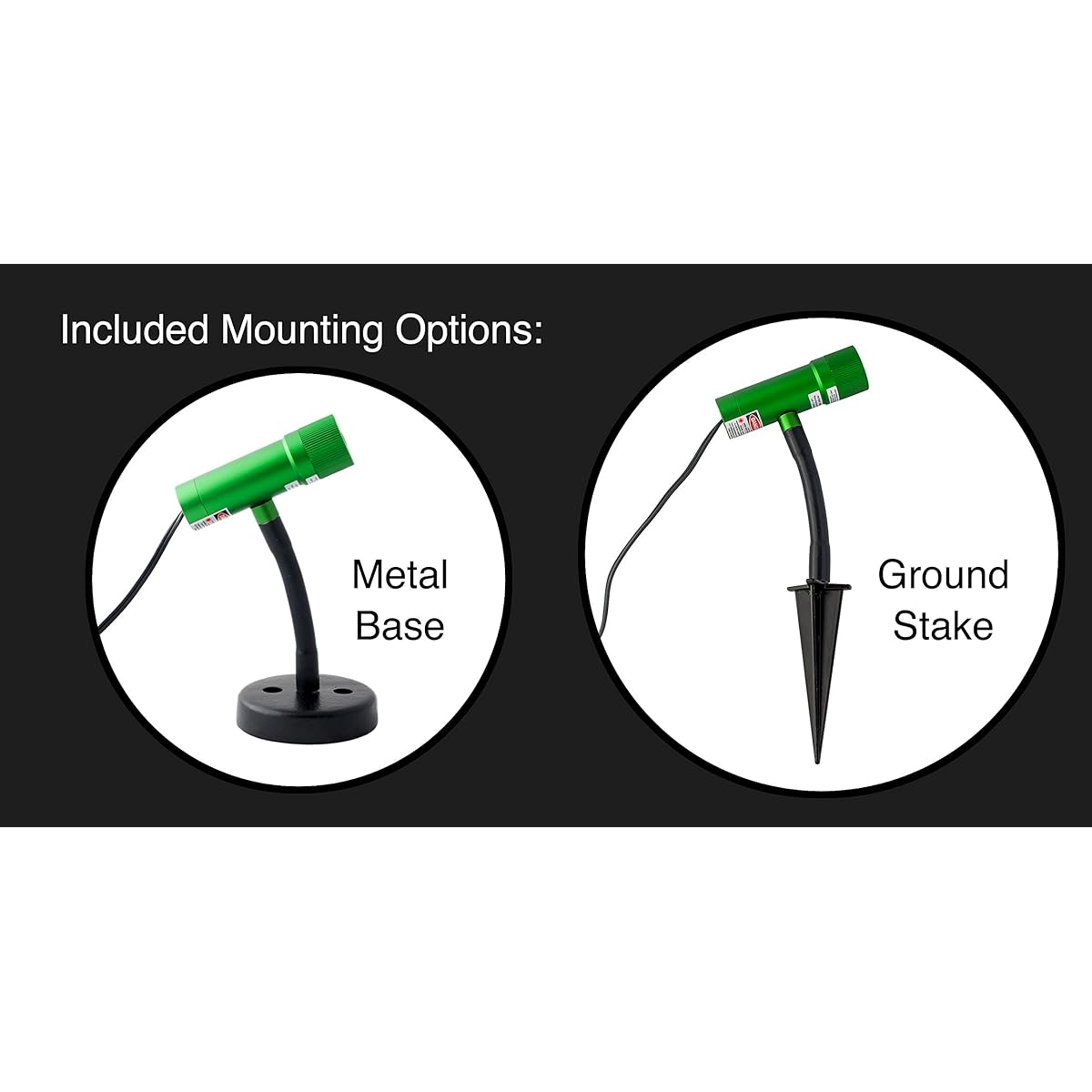 Sparkle Magic Emerald Dust (Green) Illuminator Laser Light 4.0 Series (GLI4) Landscape Laser Light Christmas Laser Light