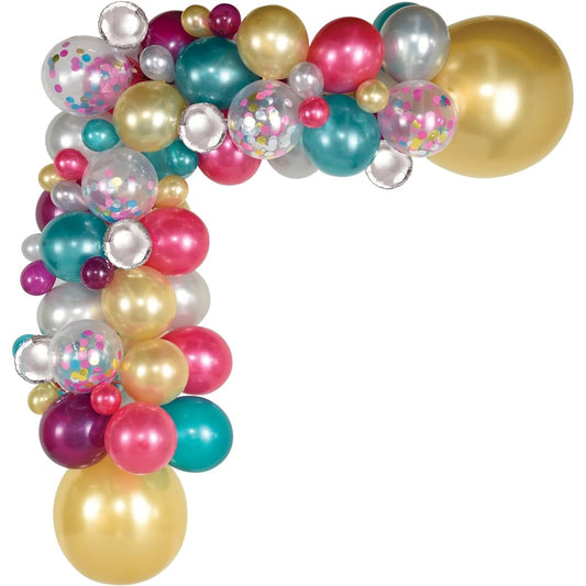 74 Pieces Colorful New Year's Eve Confetti Balloon Garland Party Decorations