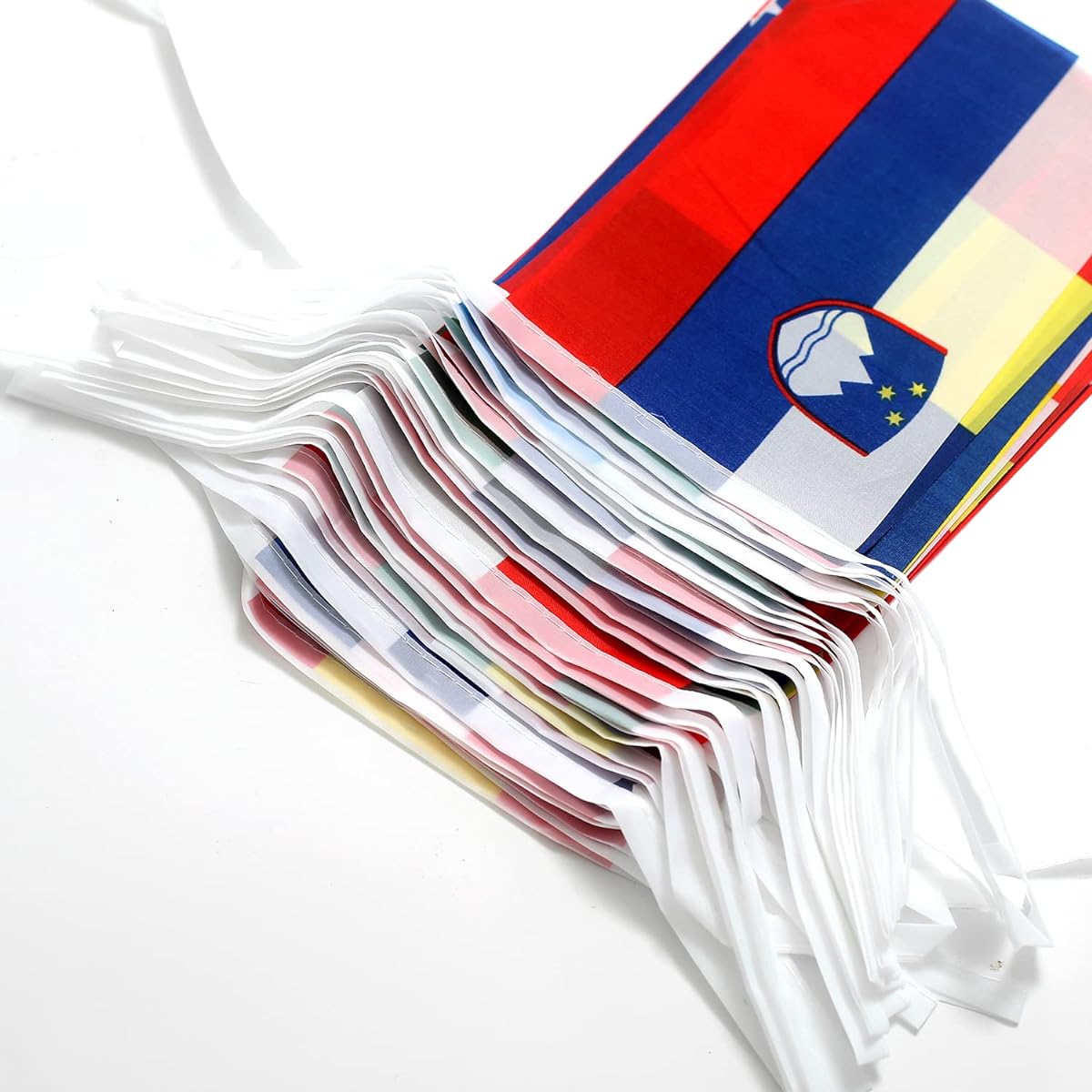43 European Countries String Flags, International Country Flag Banners, World Cup, Sporting Events, International Festivals, Bar and Sports Club Decoration