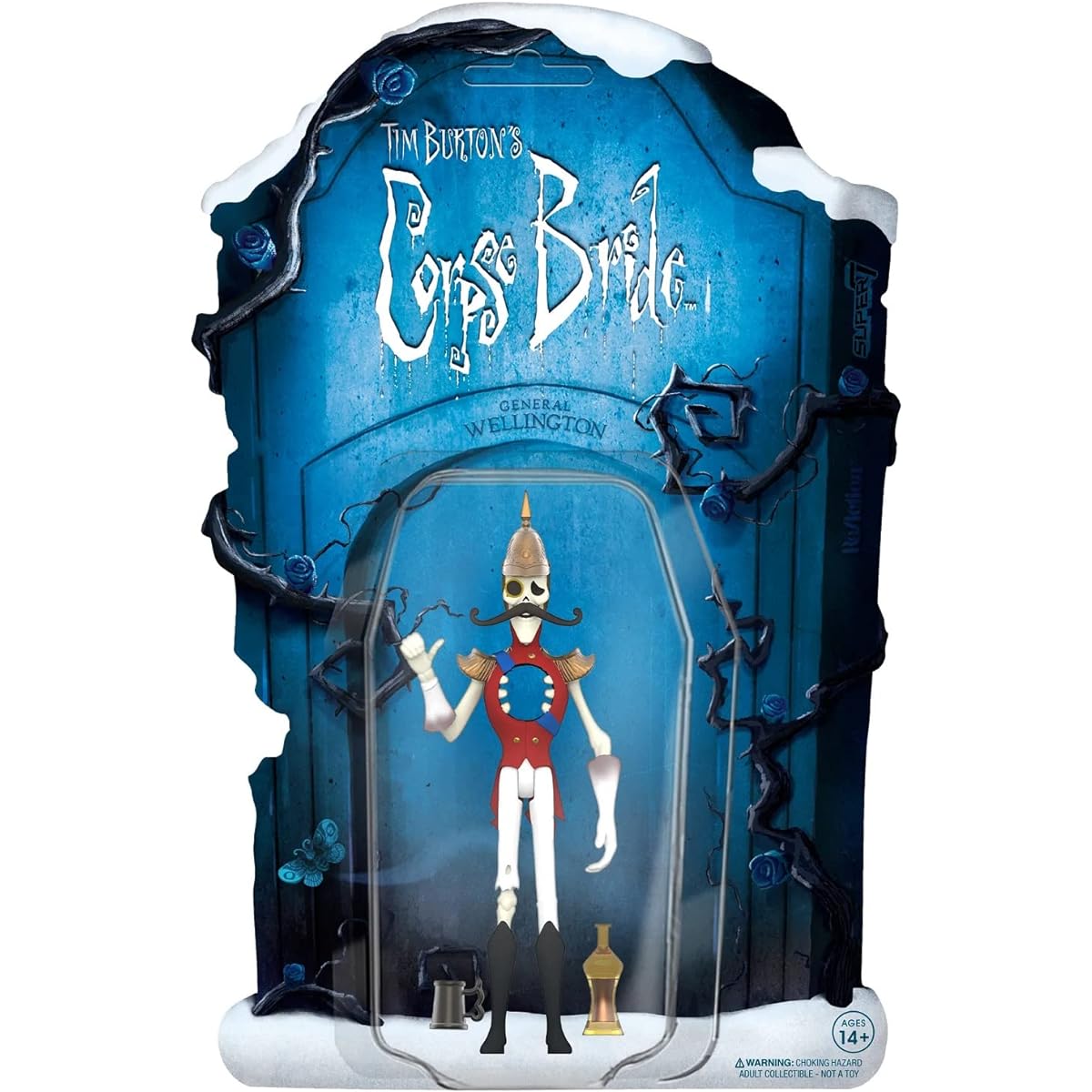 Super7 Tim Burton's Corpse Bride General Wellington Reaction Figure 3.75"