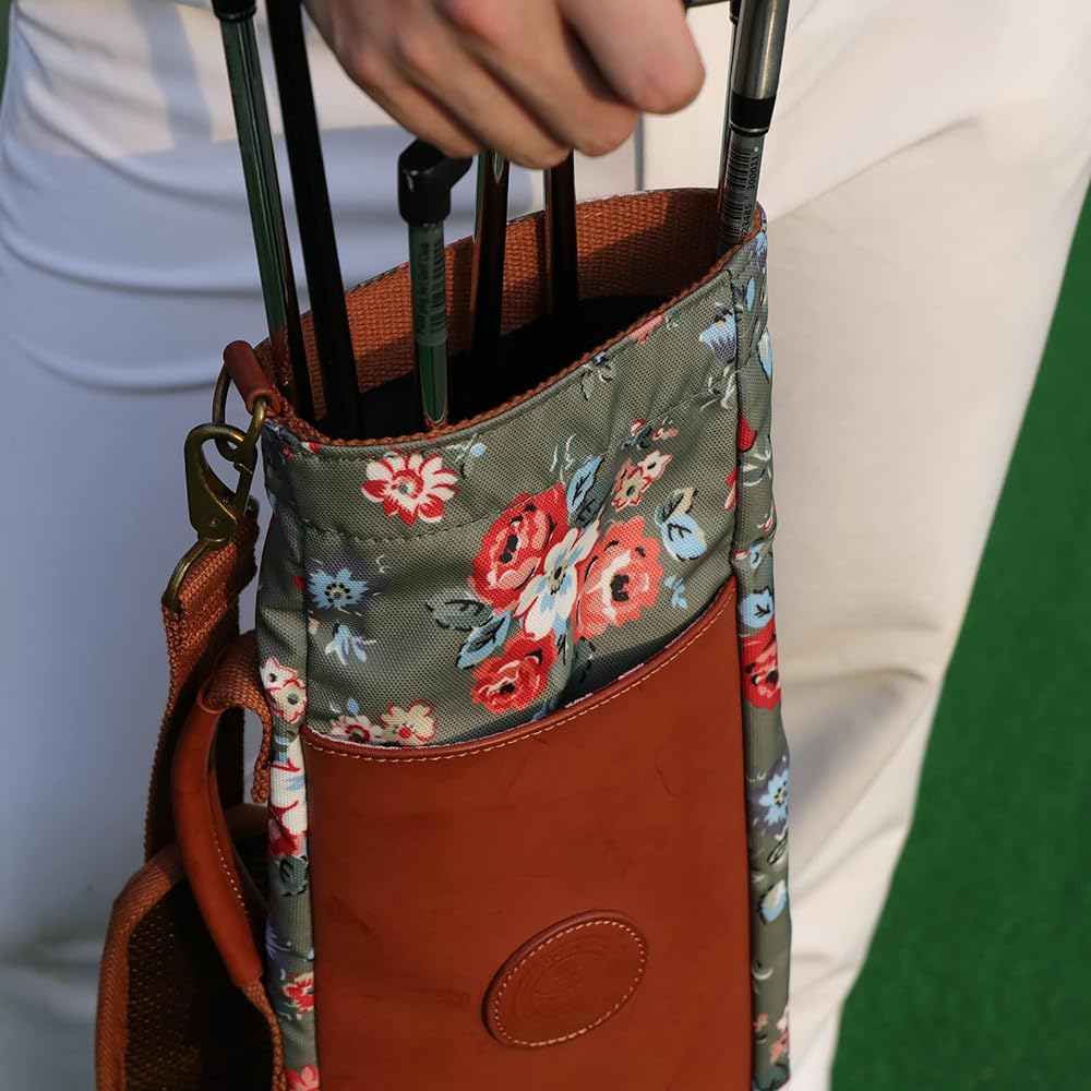 TOURBON Golf Bag Lady Golf Club Case for Driving Range Course