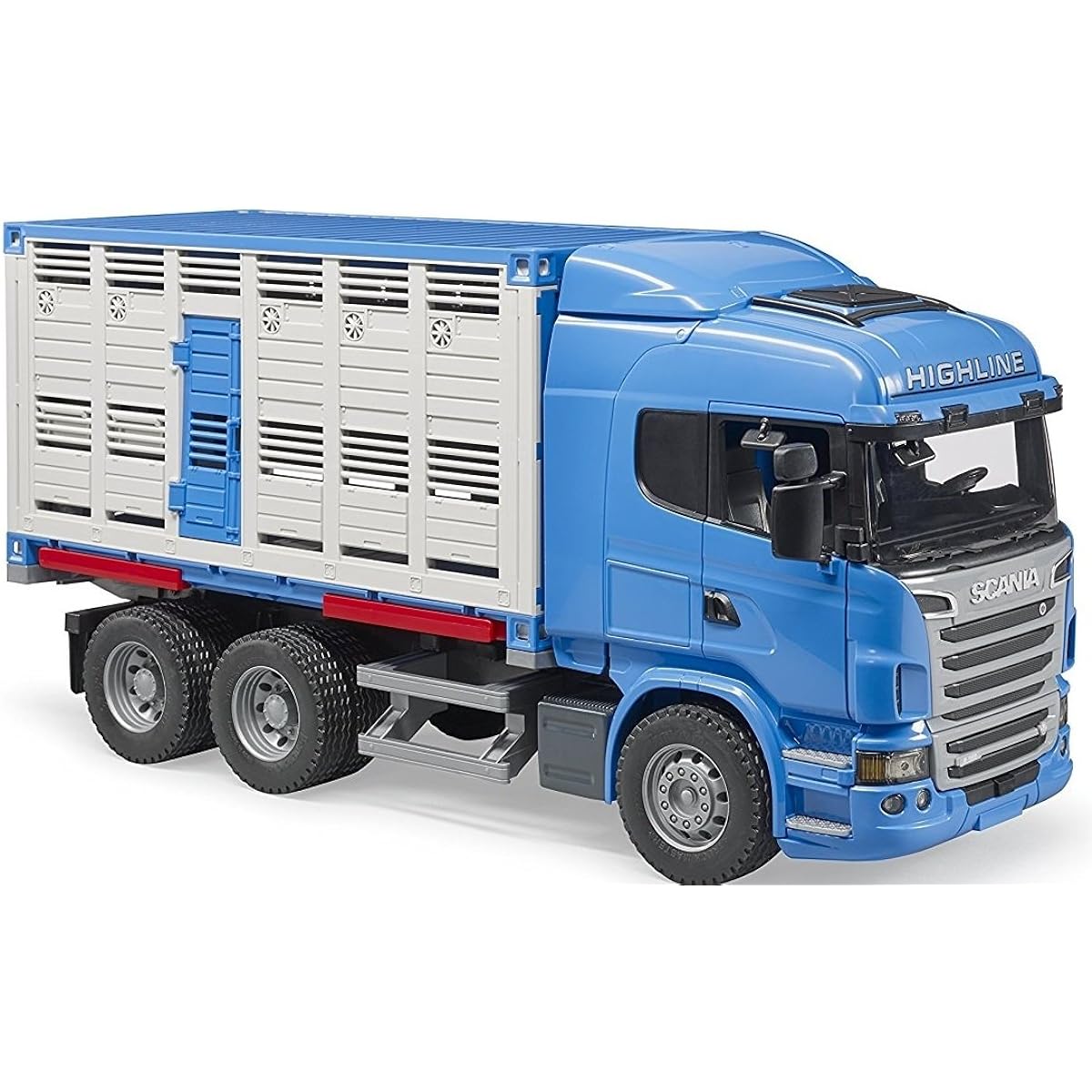 Bruder Scania r-serie 03549 - Truck betaillere with 1 Pet - Blue