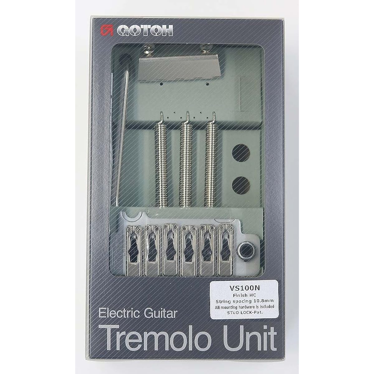 Wilkinson by GOTOH knife edge tremolo unit, chrome (VS-100NHCX) VS100N-HC
