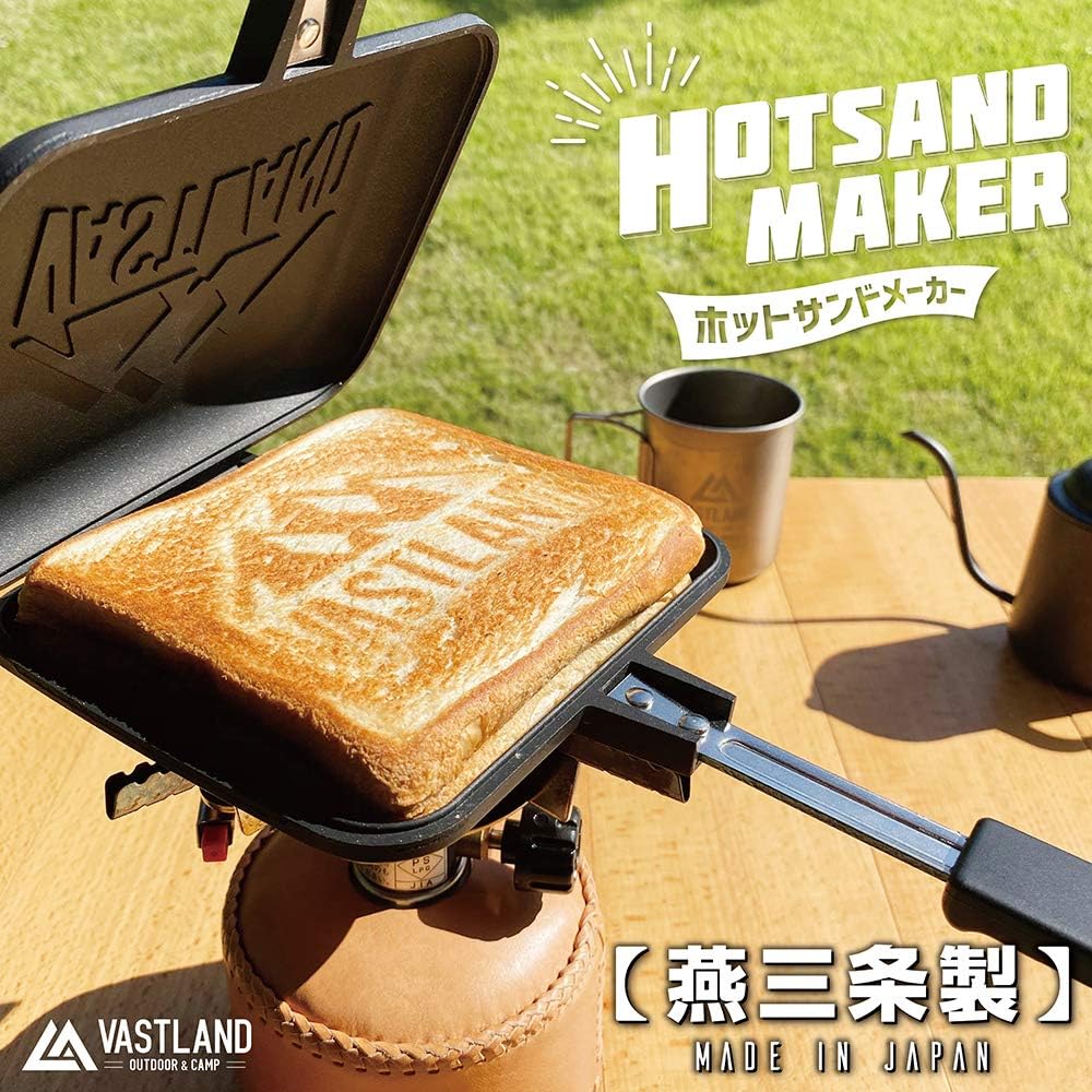 VASTLAND Hot Sand Maker Single Direct Fire Type Tsubame Sanjo Compact Aluminum Black