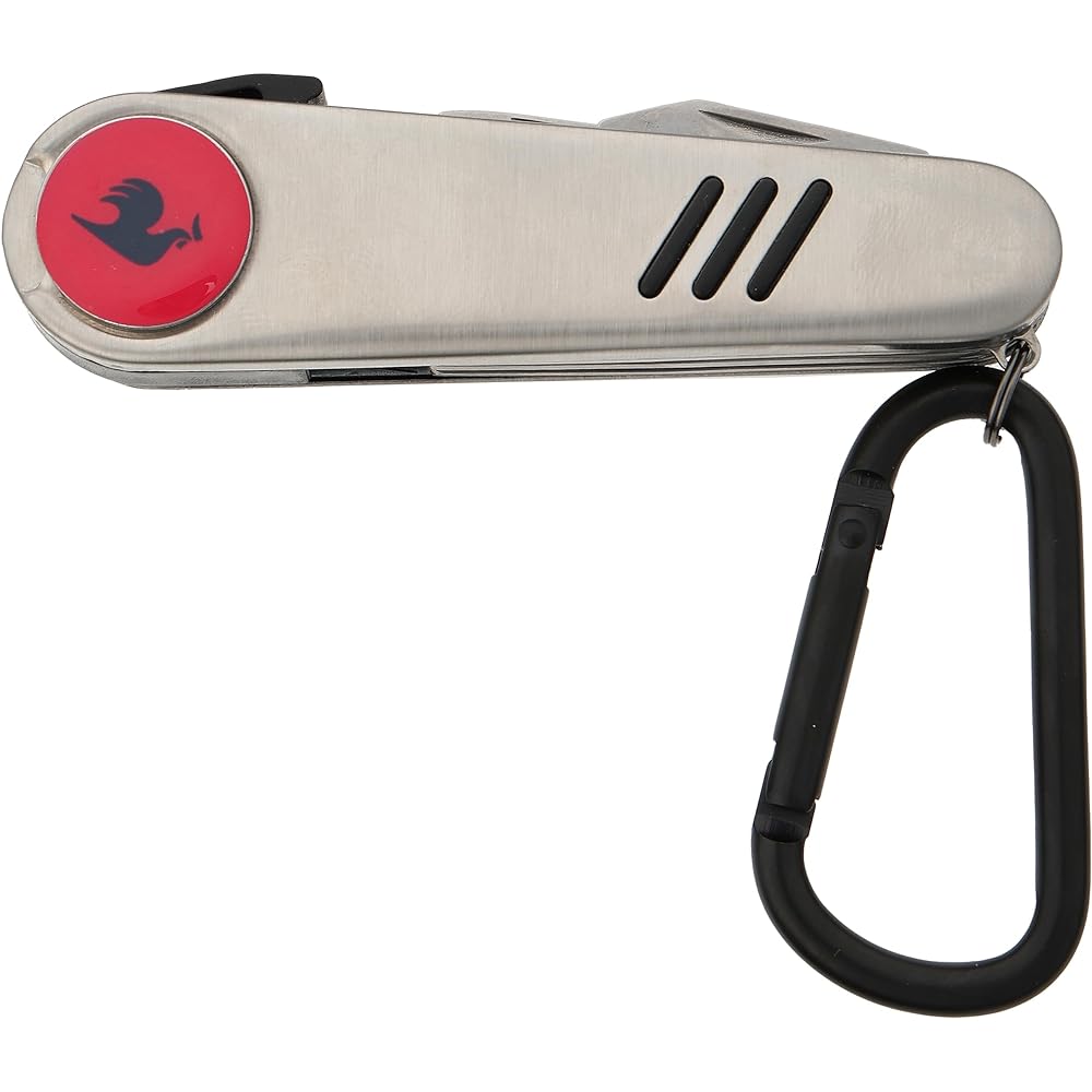 [Le Coq Sportif] Green Fork Green Fork, Marker, Iron Brush, Wrench, Flathead Screwdriver (Bottle Opener), Ballpoint Pen Golf QQBWJX06 Men's SV00 (Silver)