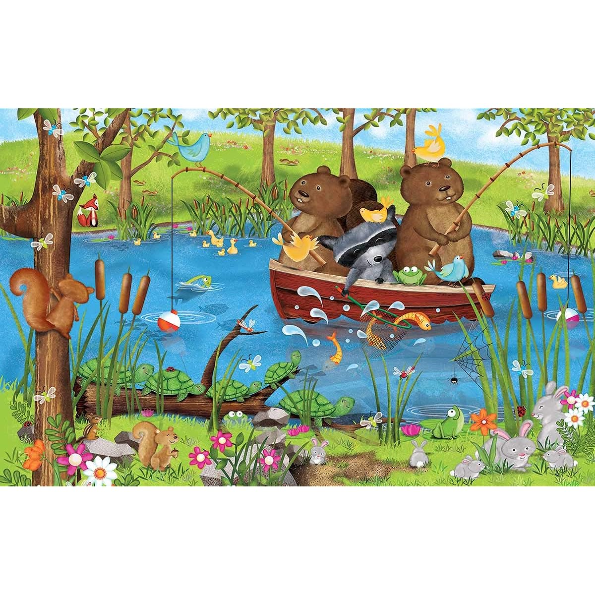 SUNSOUT INC Jigsaw Puzzle Fishing 100 Pieces