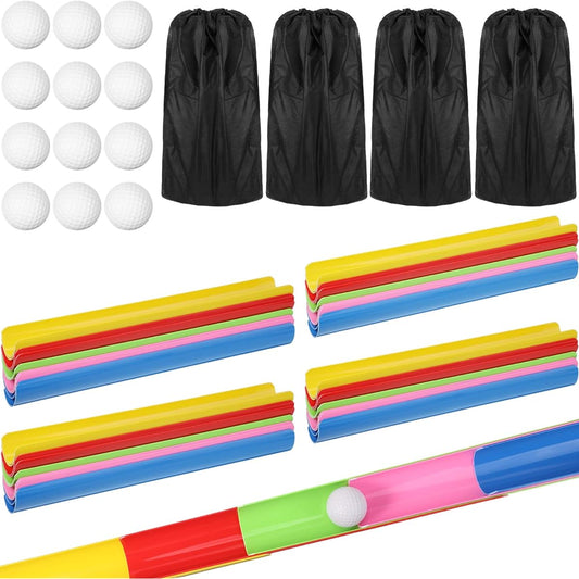 Team Building Activities Pipeline Kit Group Games for Field Day Pipeline Game for Kids Adults Outdoor Youth Sports (Set of 4)