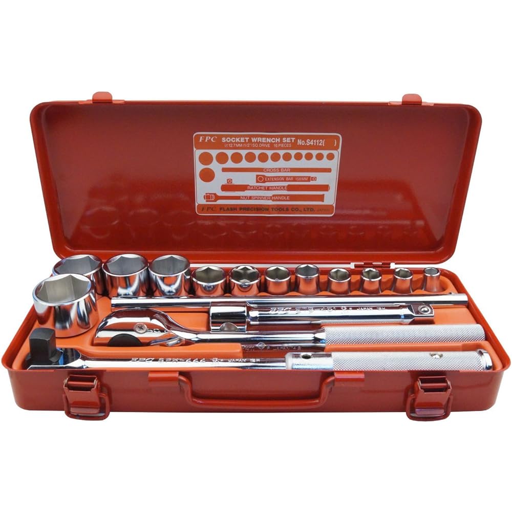 FPC socket wrench set S-4112 ISO-12P