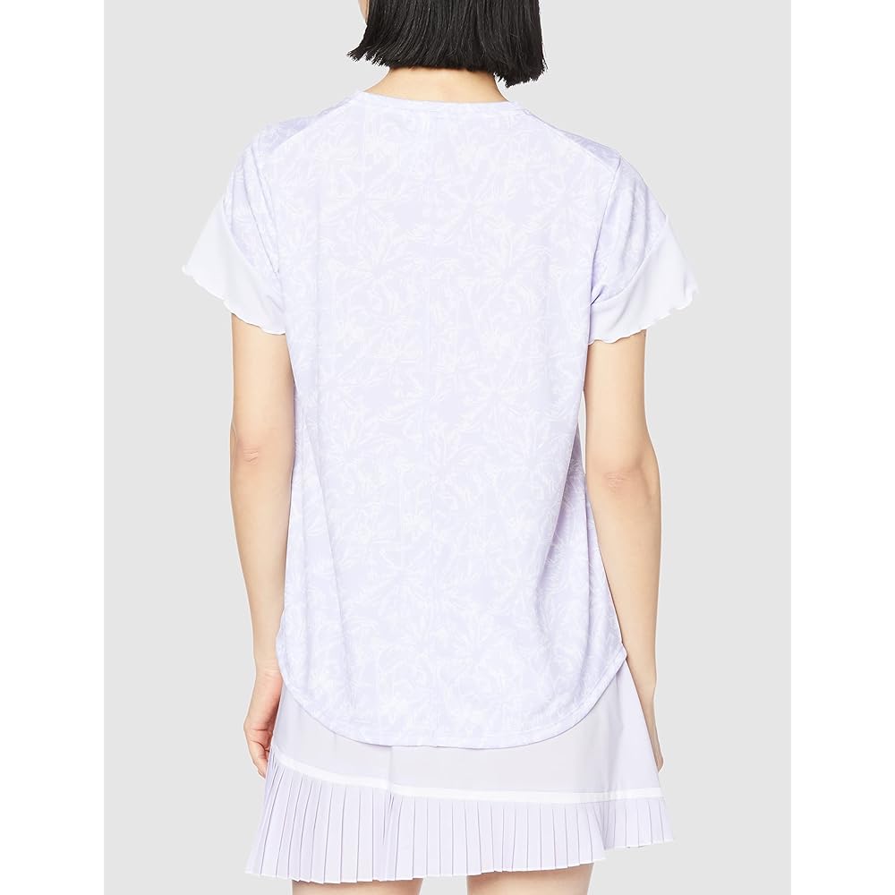 [Le Coq Sportif] Short Sleeve Game Shirt, Tennis Practice Match, Official, High Speed Dry, Women's