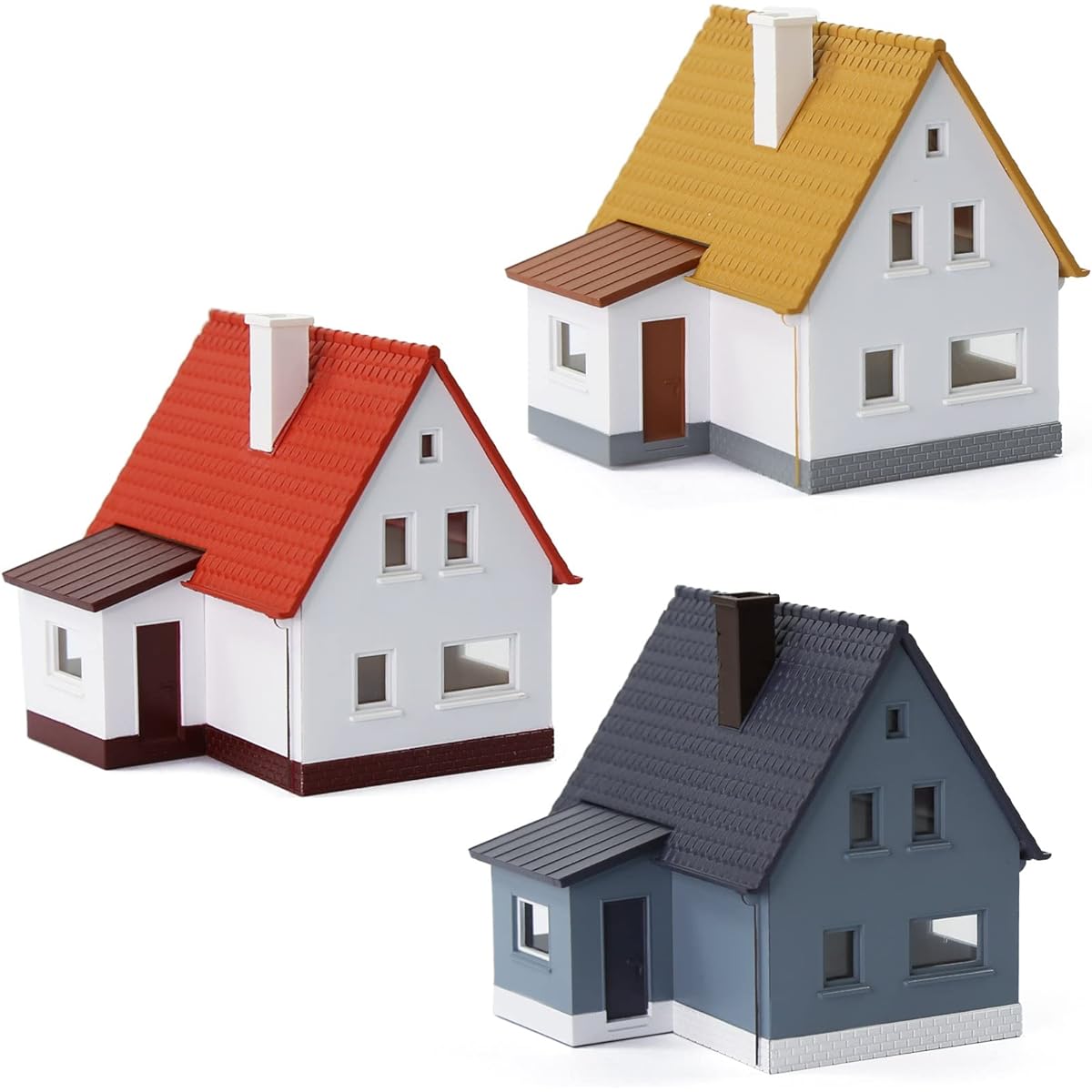 3 Sets N Scale 1:160 Model Muraya Assembly Model Architectural Building Layout JZN03