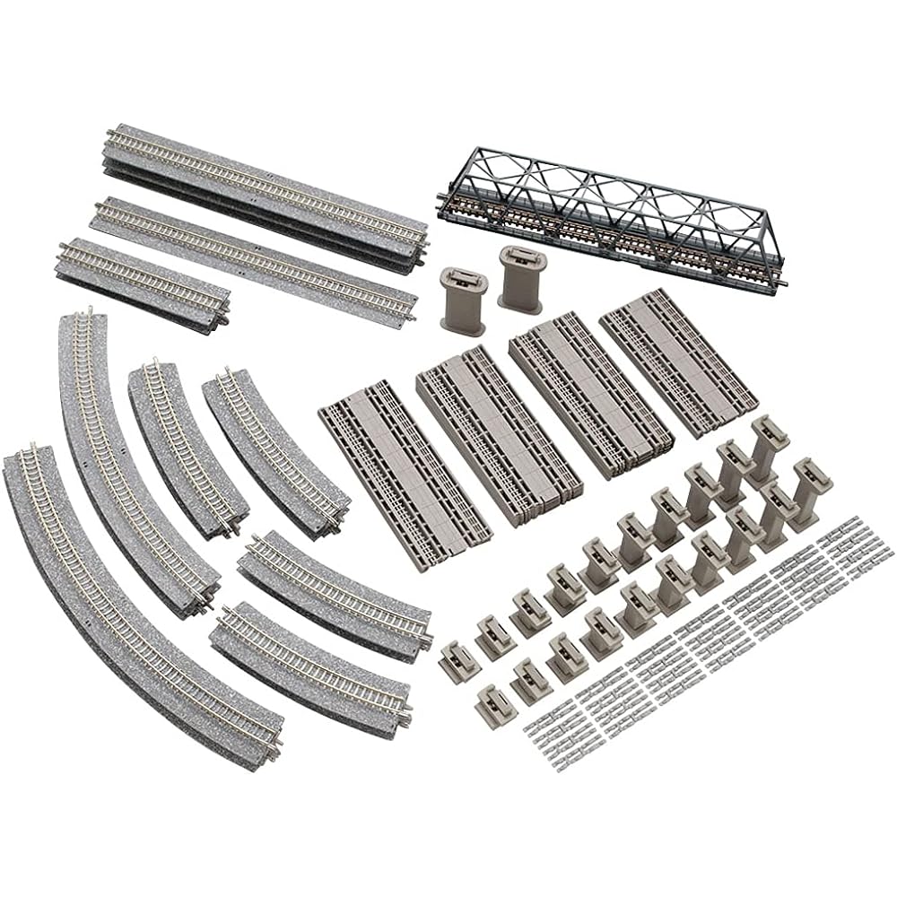 TOMIX N Gauge Canted Rail Overpass Set CC 91013 Railway Model Supplies