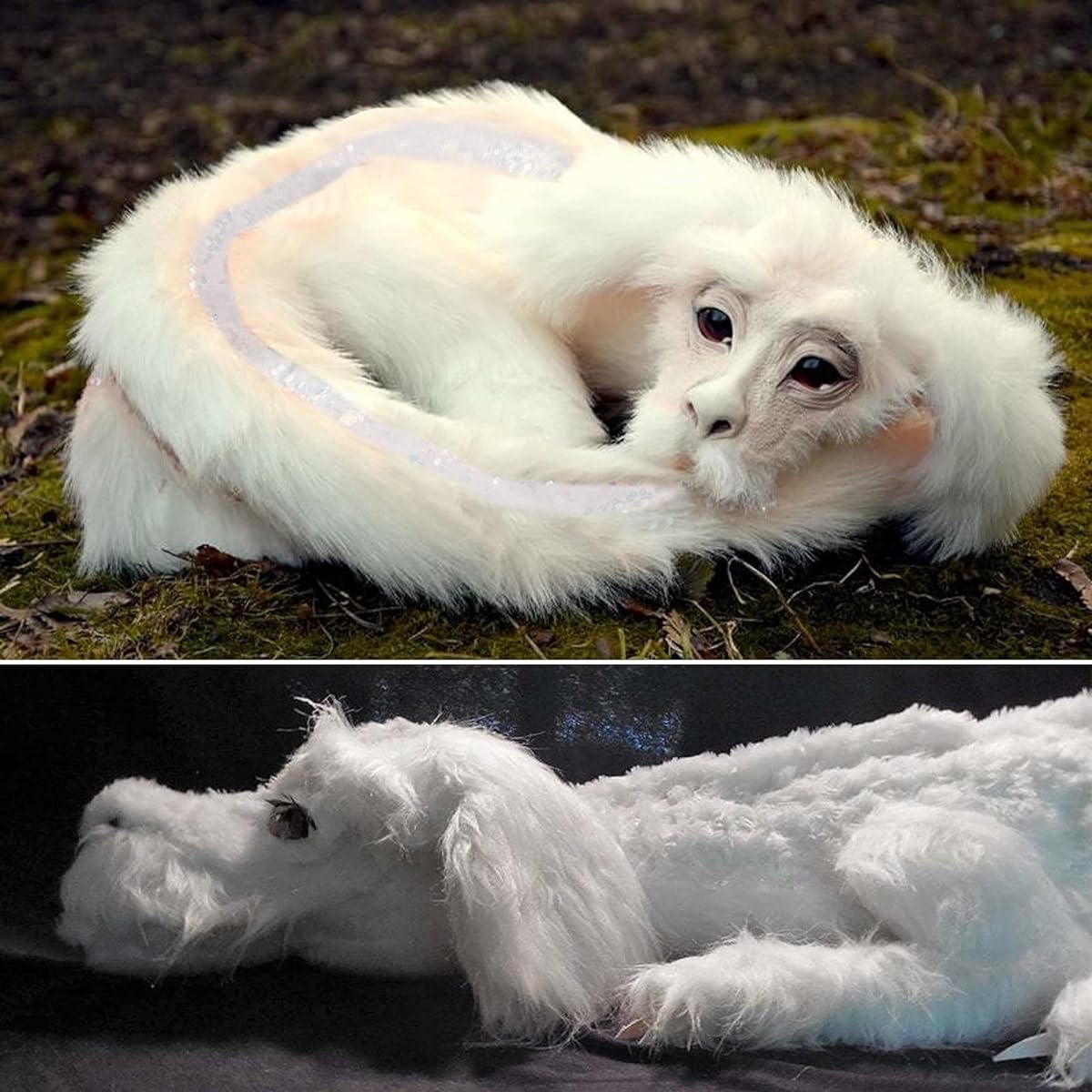 Falkor Lucky Dragon Plush Toy, Lucky Dragon from Neverending Story, Handmade Stuffed Animal, Lucky Dragon Dog Stuffed Animal, Falkor Lucky Dragon Plush Toy, Dragon Figure, Gift for Kids and Adults