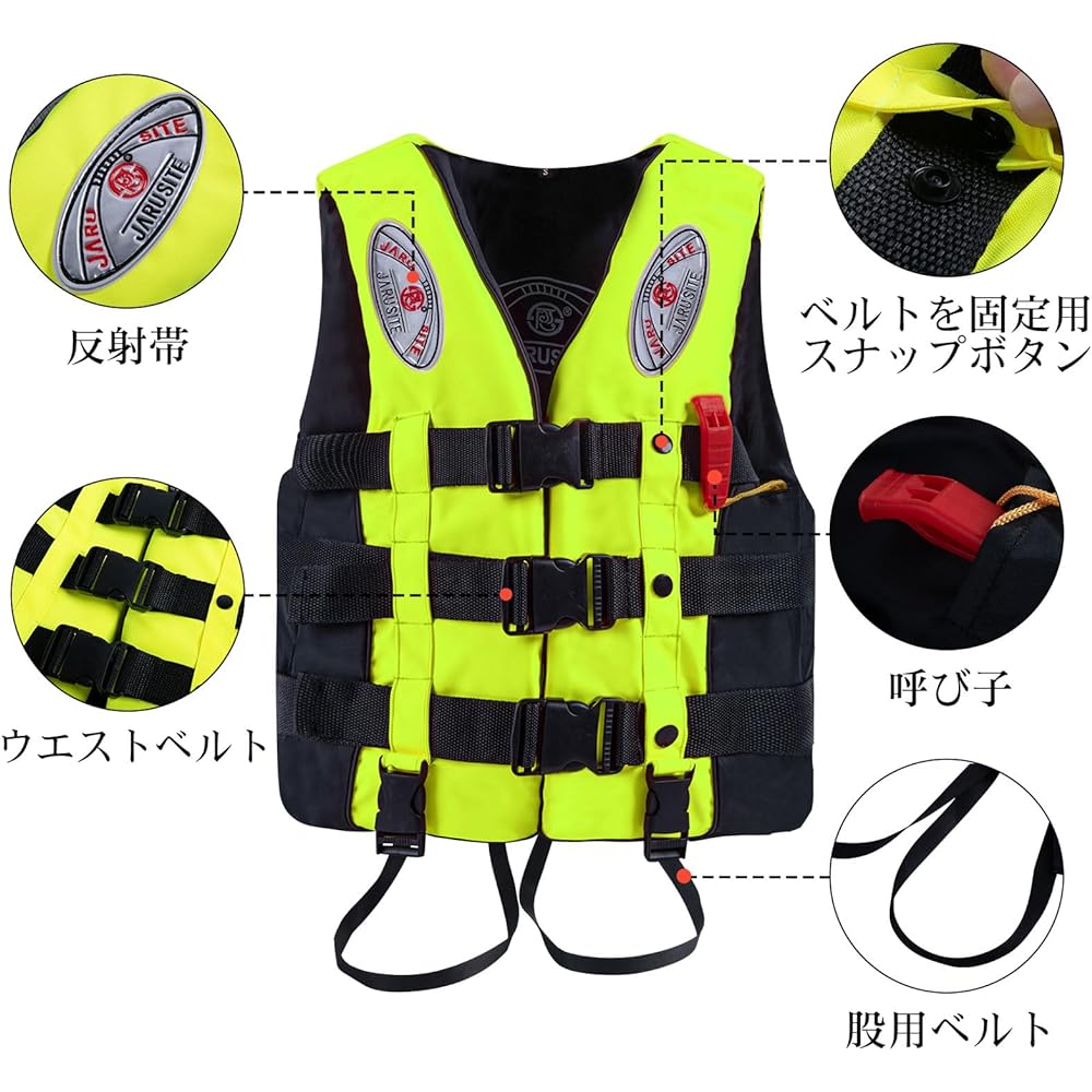 Goture Life Jacket, Fishing Vest, Fishing Jacket Vest, Fishing Vest, Life Jacket, Adult, Unisex, Floating Vest, Life Vest, Snorkeling, Multifunctional Pocket, For Camping, Fishing, Boating, Swimming, Climbing, Working, Photography