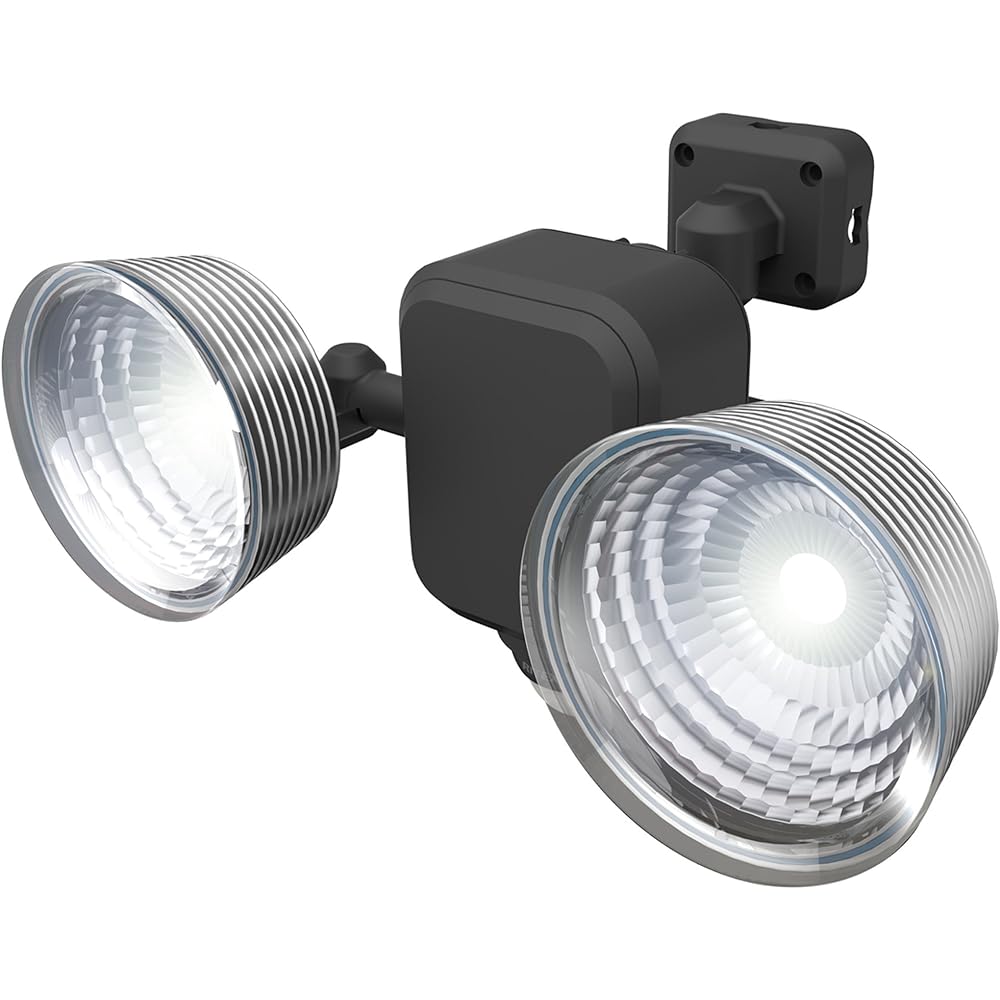 Musashi RITEX Free Arm Type LED Sensor Light (3.5W x 2 lights) "Battery Operated" Rainproof LED-265