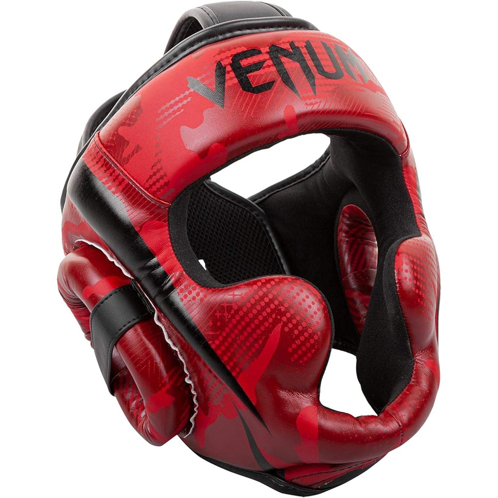 Venum Elite Headgear - Red/Camo One Size