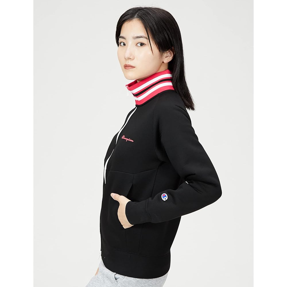 [Champion] Jacket, Long Sleeve, Breathable, Stretch, Heat Retention, Script Logo, Techweave 3LS, Zip Jacket, CW-WG604, Women's