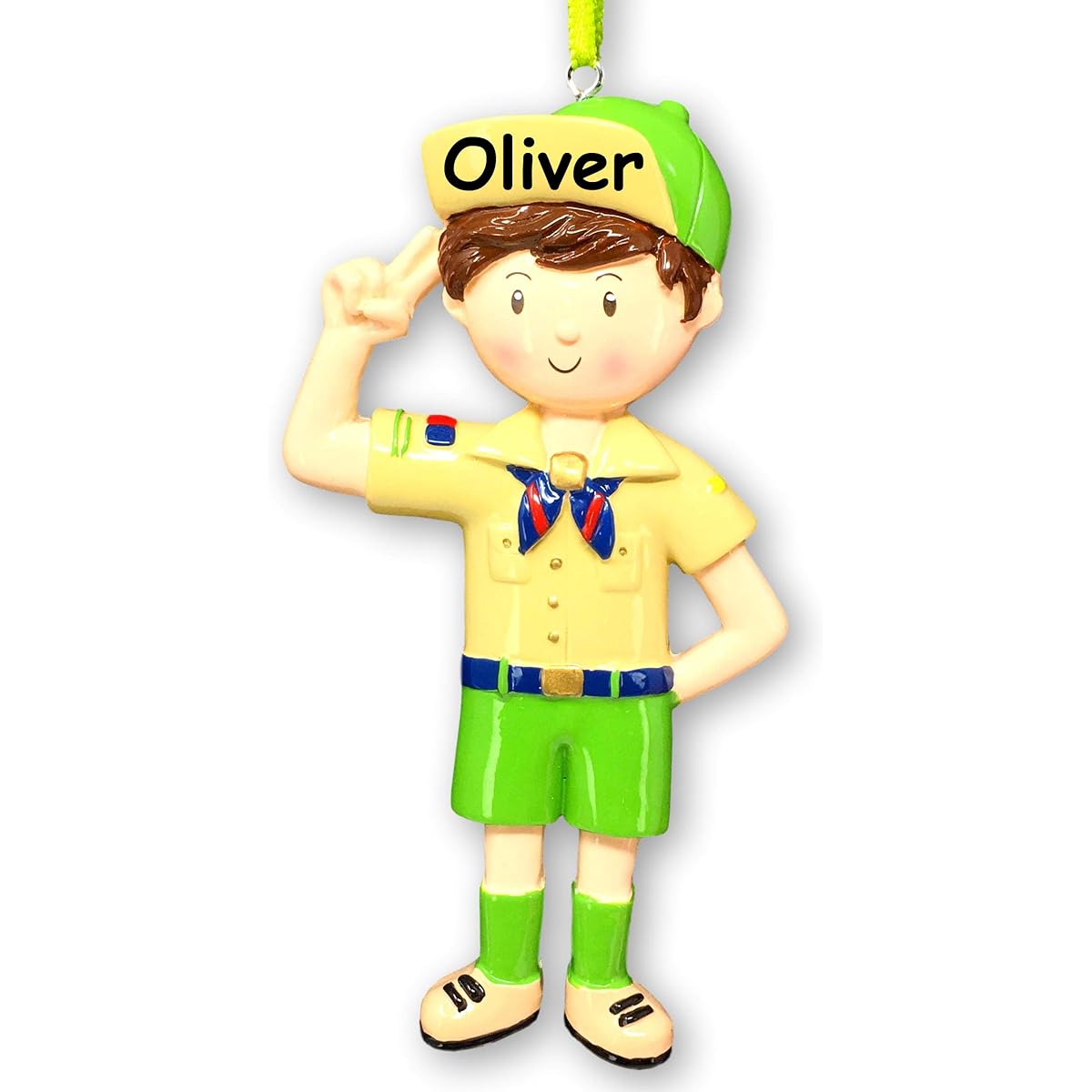Scout Boy in Uniform Christmas Ornament Christmas Tree Decoration