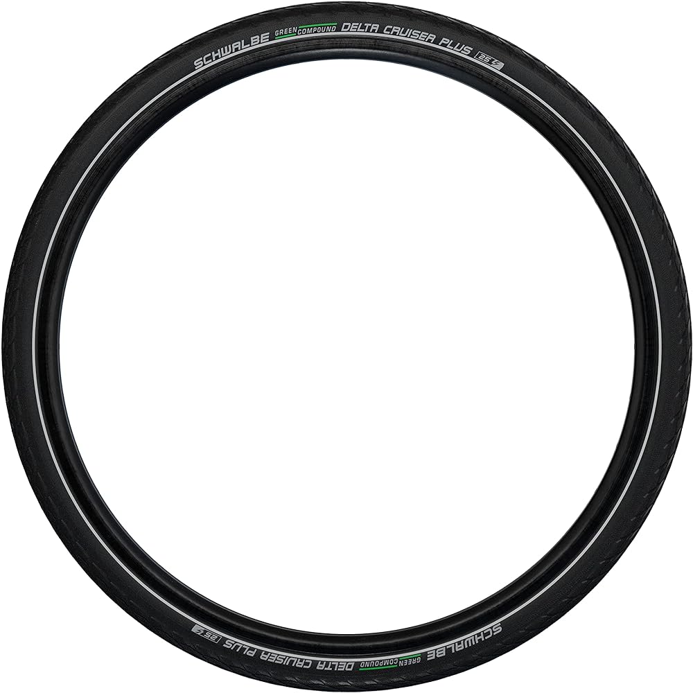 [Genuine] SCHWALBE Delta Cruiser Plus 26x2.00 Wire Bead Urban Tire Black Reflex