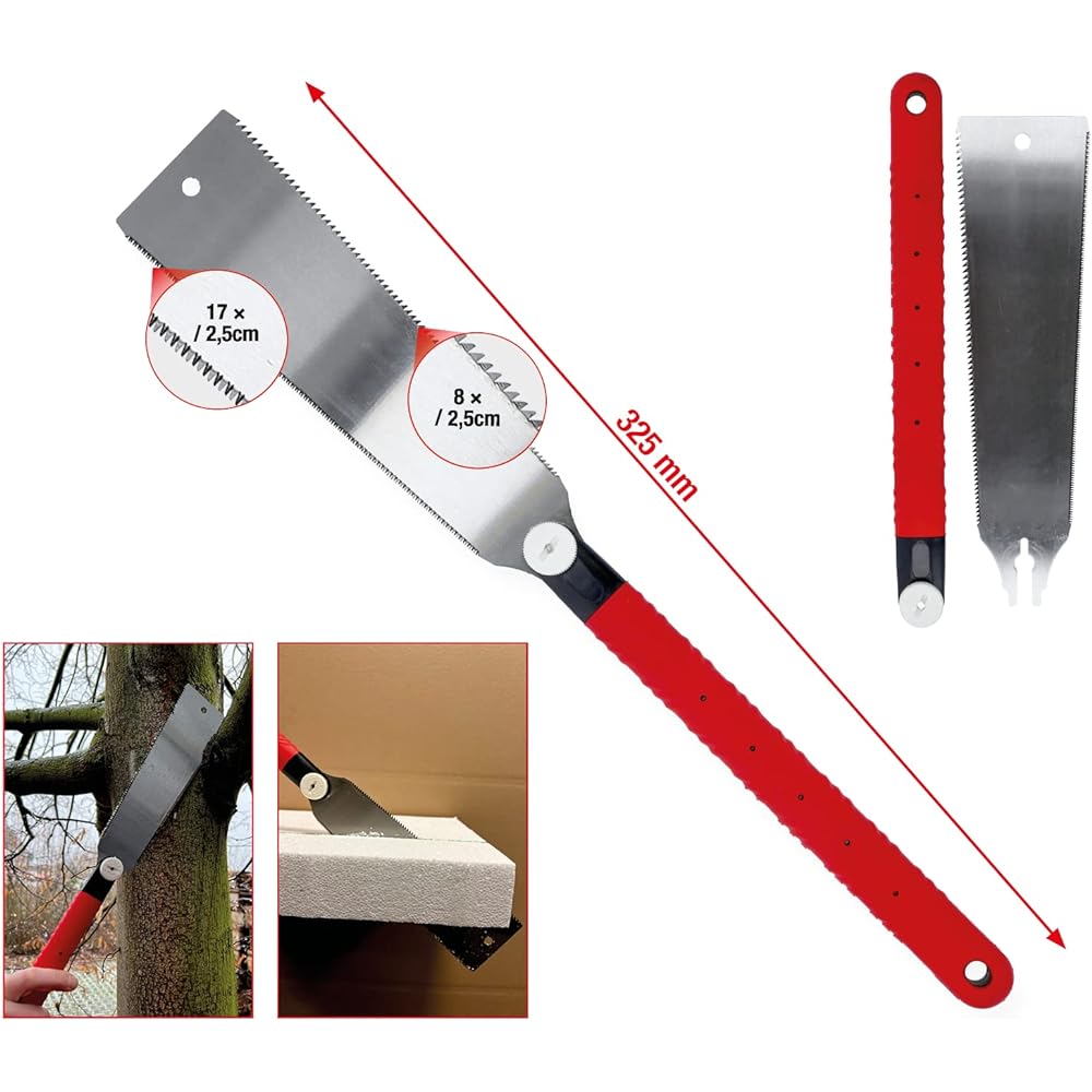 KS Tools Japanese Pull Saw Double Teeth 907.2113