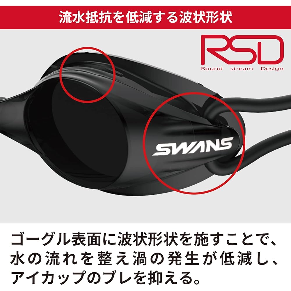 SWANS Japanese Swimming Goggles SR-7 TFre Non-cushion Racing Fina Approved Model