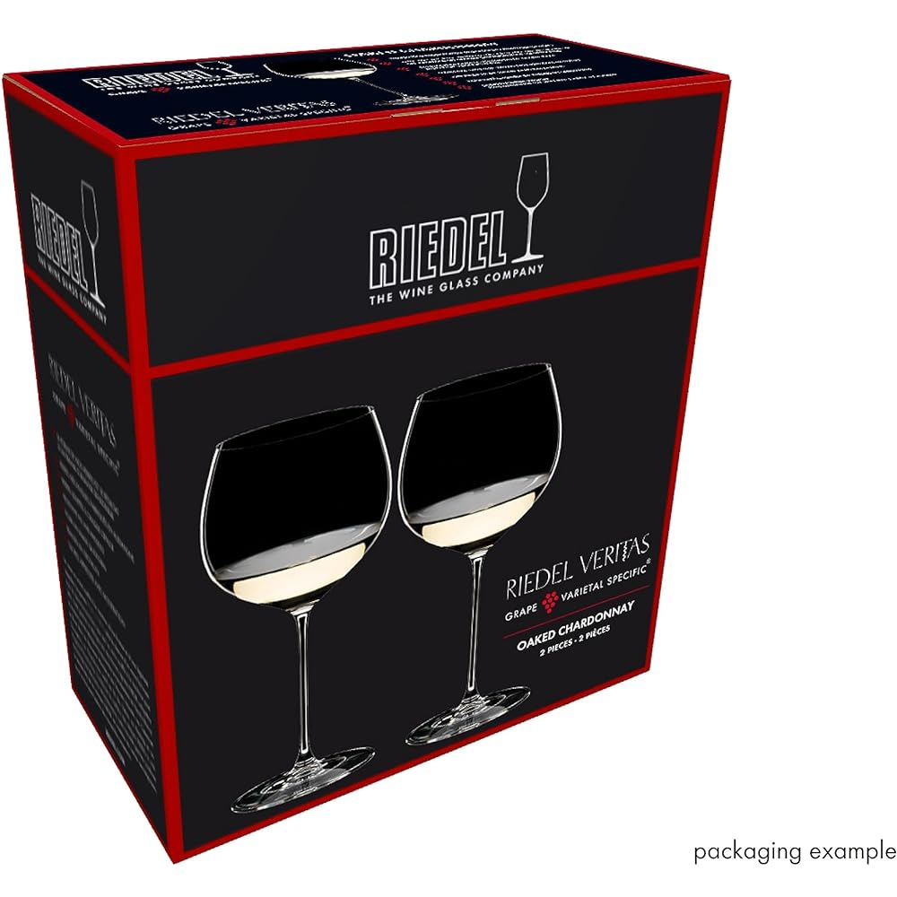 [Genuine] RIEDEL Crystal White Wine Glass Pair Set Riedel Veritas Oaked Chardonnay 620ml 6449/97