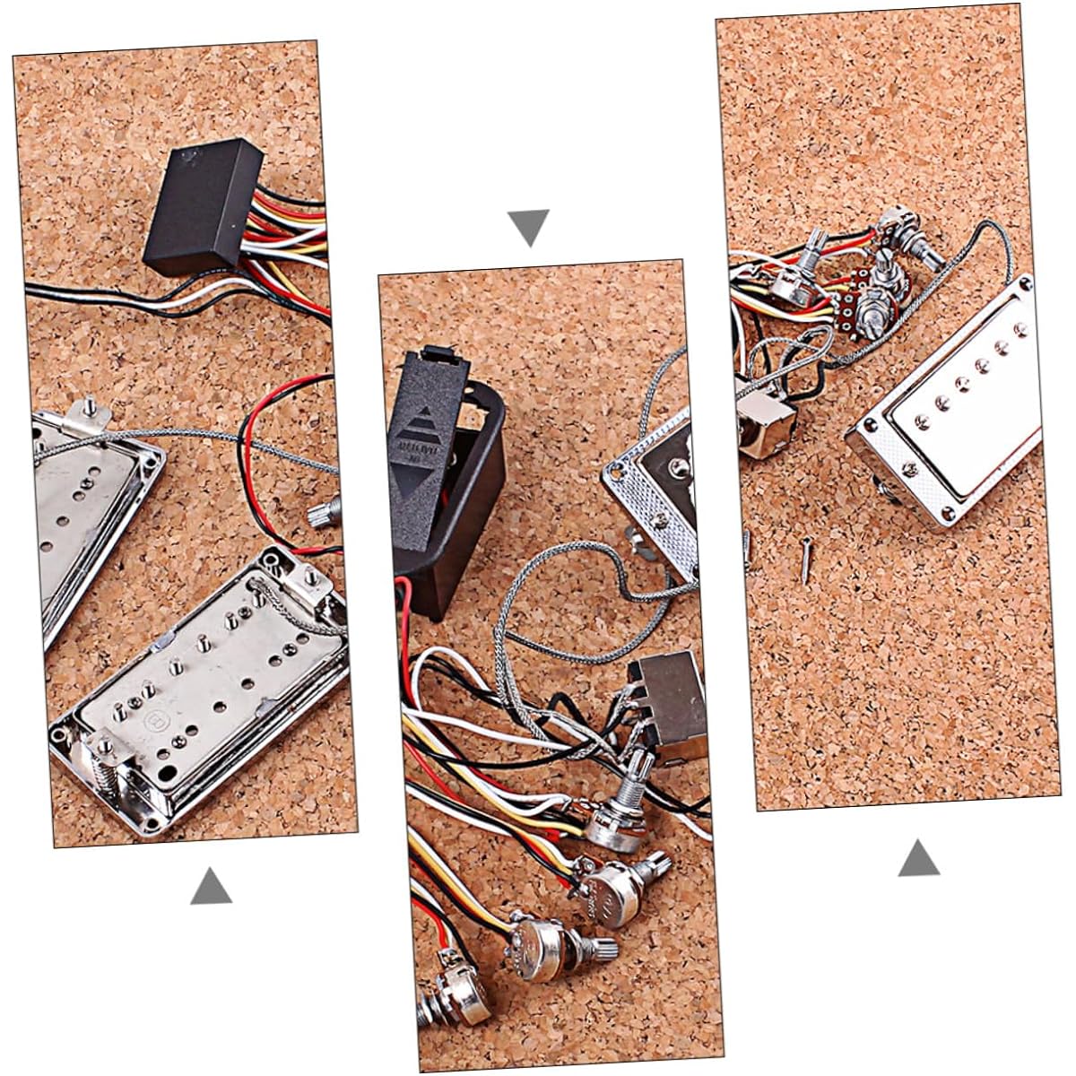 SWOOMEY 1 Set Select Single Coil Pickup Humbucker Neck Pick Guitar Bass Guitar Active Pickup Double Coil Accessories Metal