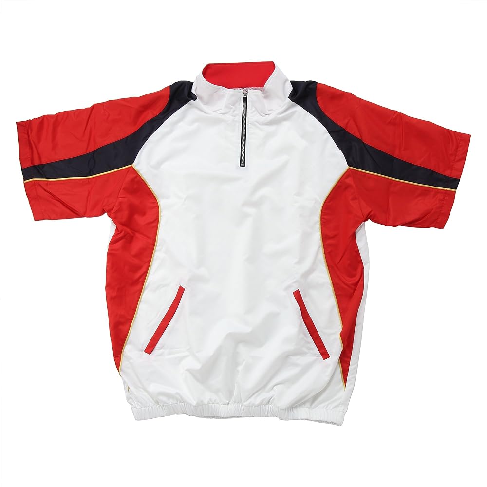 REWARD Short sleeve half zip jacket