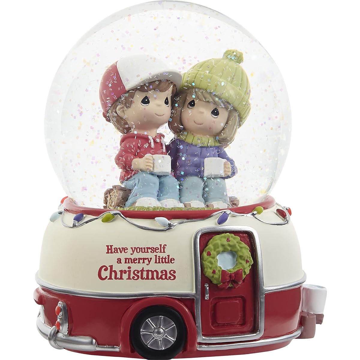 Precious Moments 221105 "Have Yourself A Merry Little Christmas" Musical Resin/Glass Snow Globe