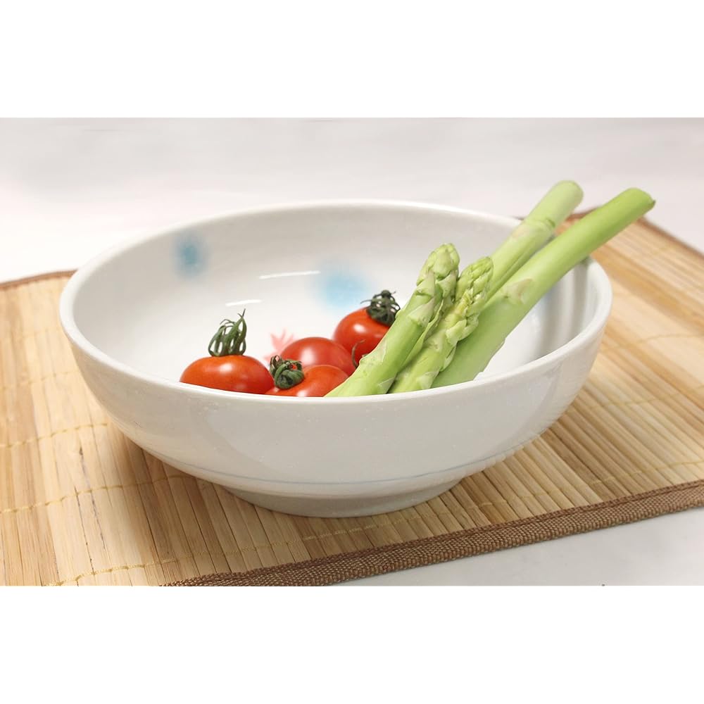 New [Commercial use set] Noodle bowl Yokocho (19cm noodle bowl) Ryokinyo lightweight 6.5 noodle bowl set of 6