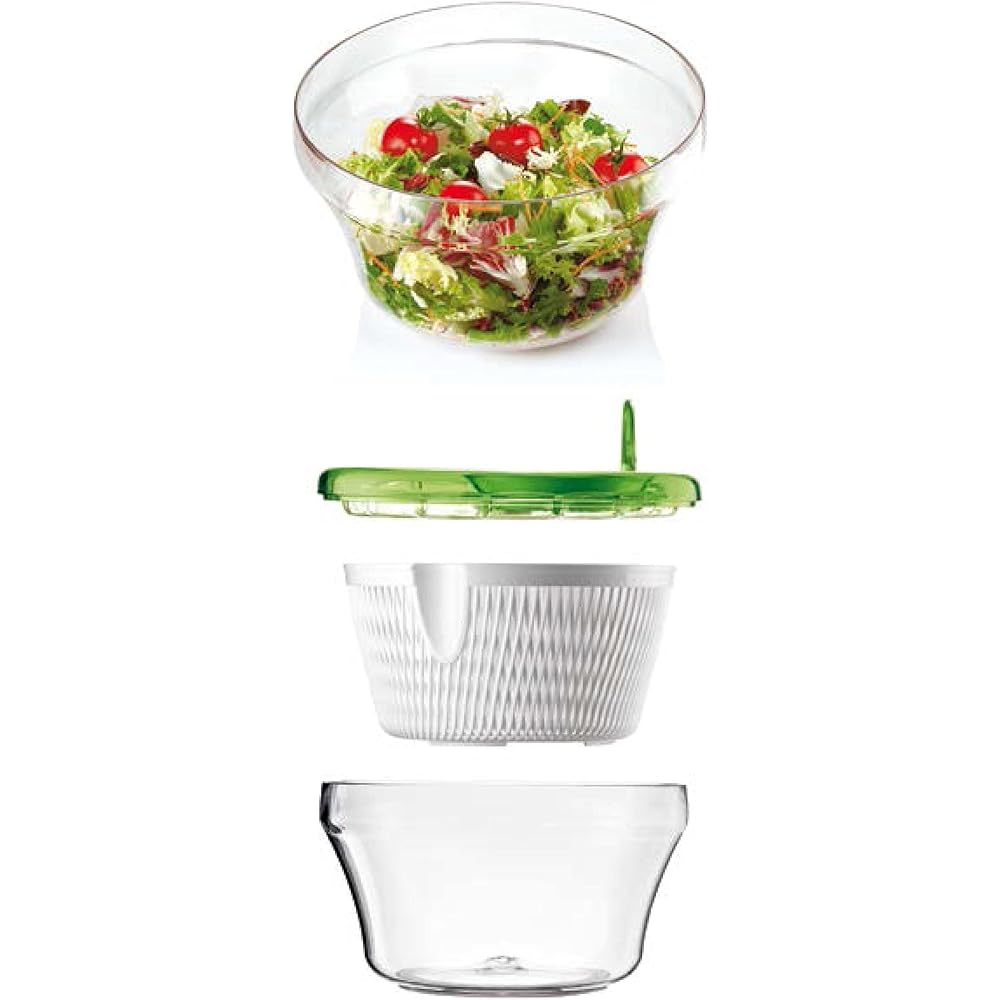 guzzini Salad spinner (vegetable drainer) Gray Ф28 x h18cm Salad spinner L MY KITCHEN 169000.92