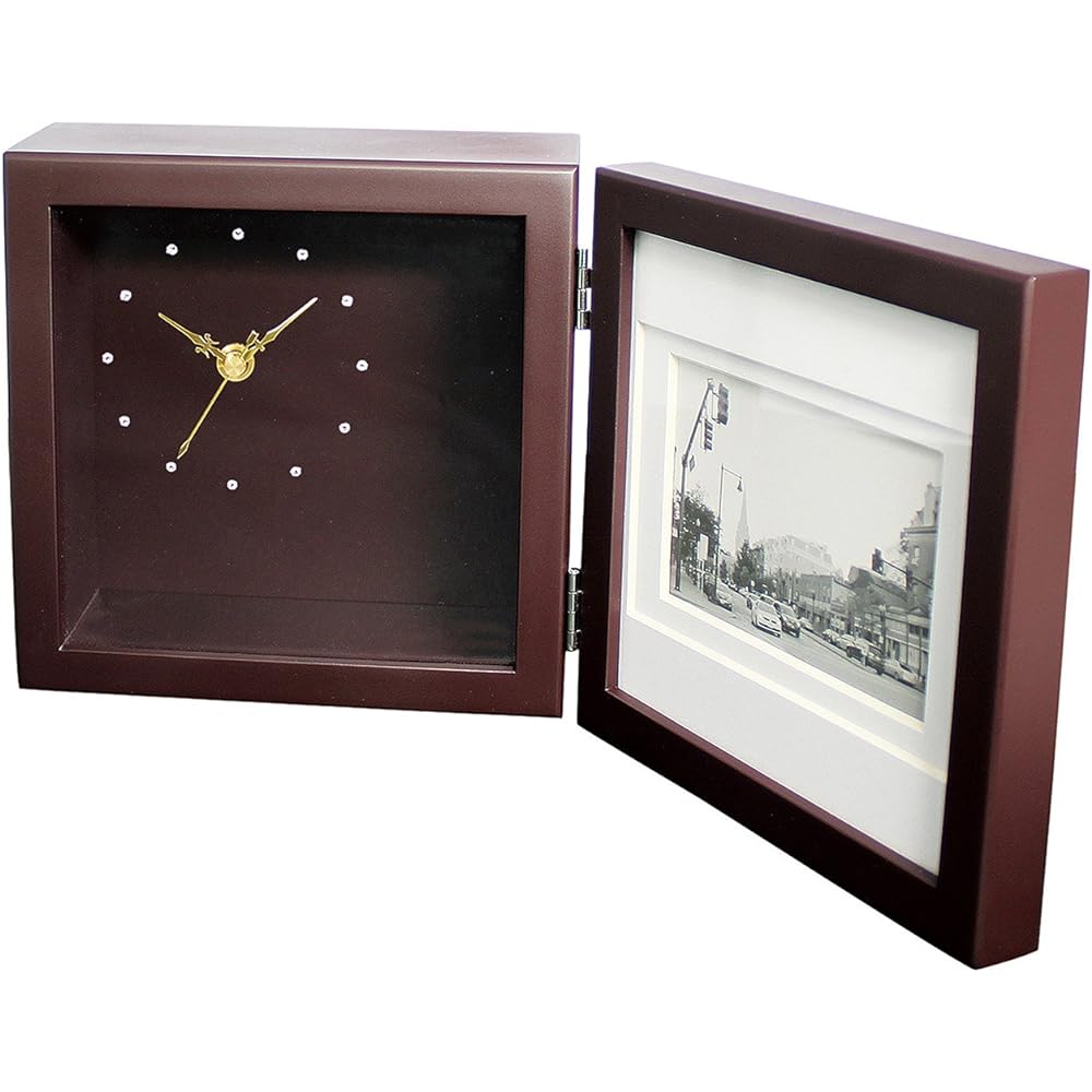 Tokyodo Flower Materials Picture Clock M BR #Brown KJ0FC582