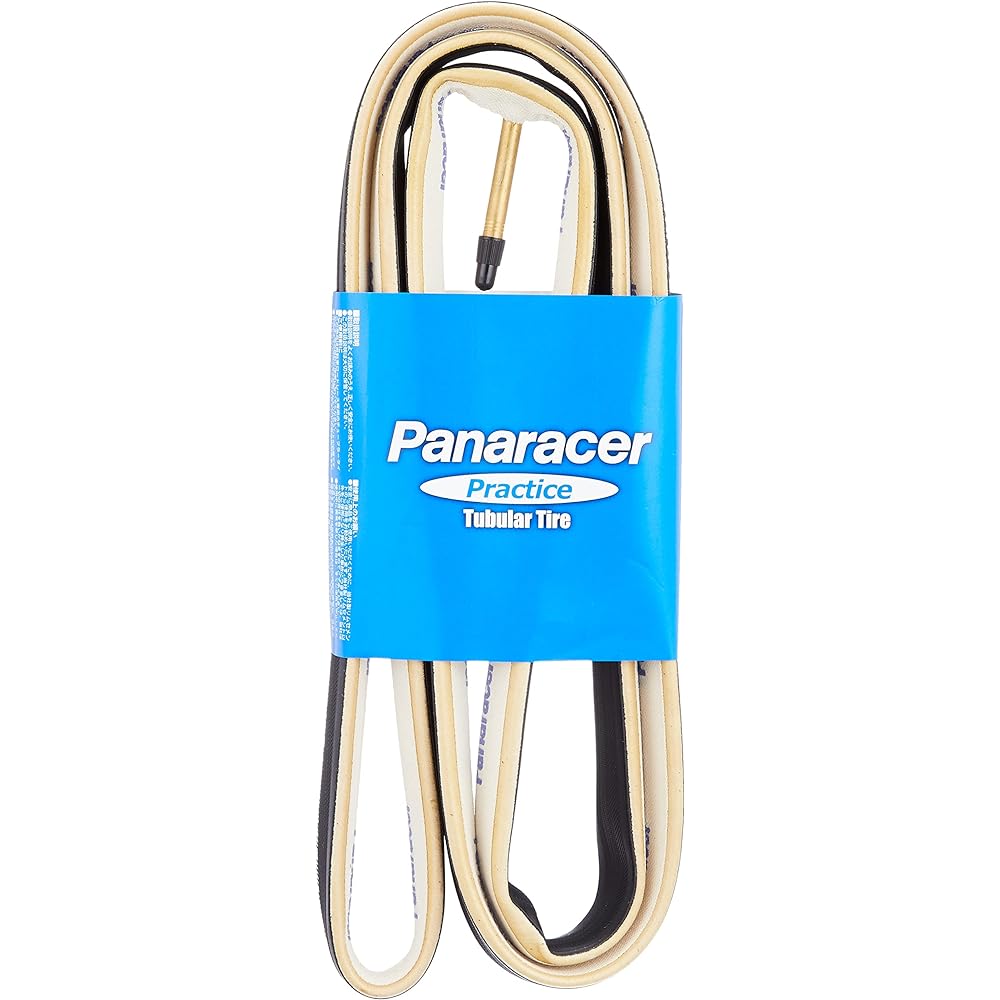 Panaracer Tubular Tire [700×22.5] Practice LP-27PT-P-B-RV42 Black/Skin Side (For Road Bike/Road Race)