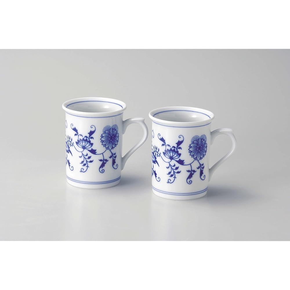 Bohemia Blue Onion Tall Mug Pair CB335-2