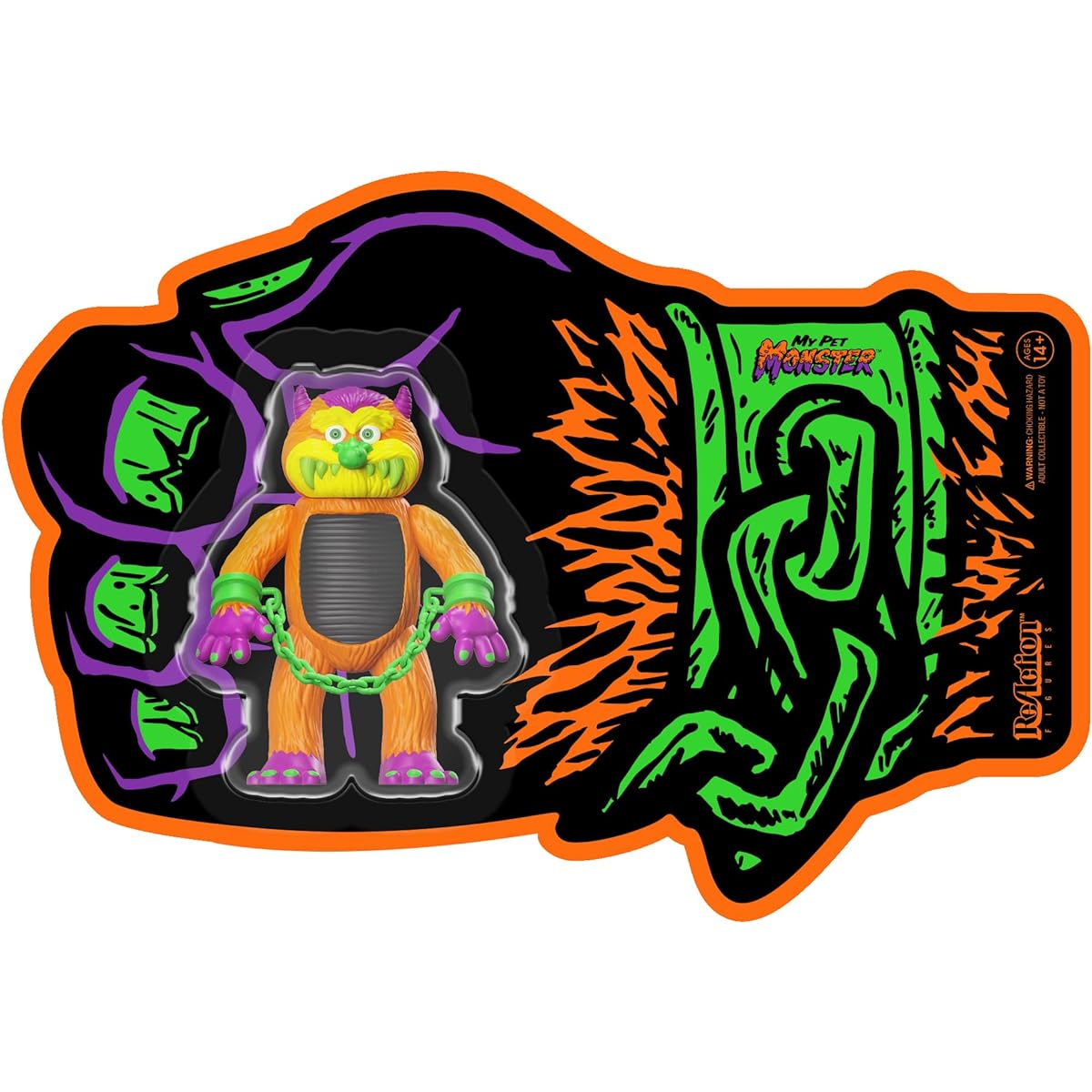 Super7 My Pet Monster My Pet Monster (Orange/Black) [Boodega '22] - 3.75" Scale Reaction Figure