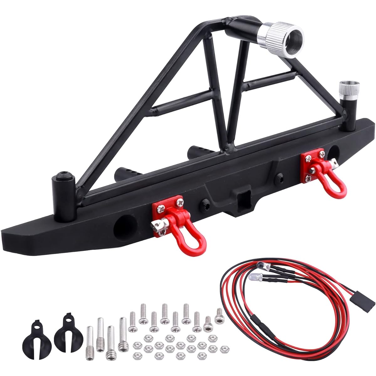 Metal Bumper Mount Set for TRX-4 Axial SCX10 SCX10 II 90046 SCX10 III AXI03007 Redcat Gen 7 RC Crawler (Type 1)