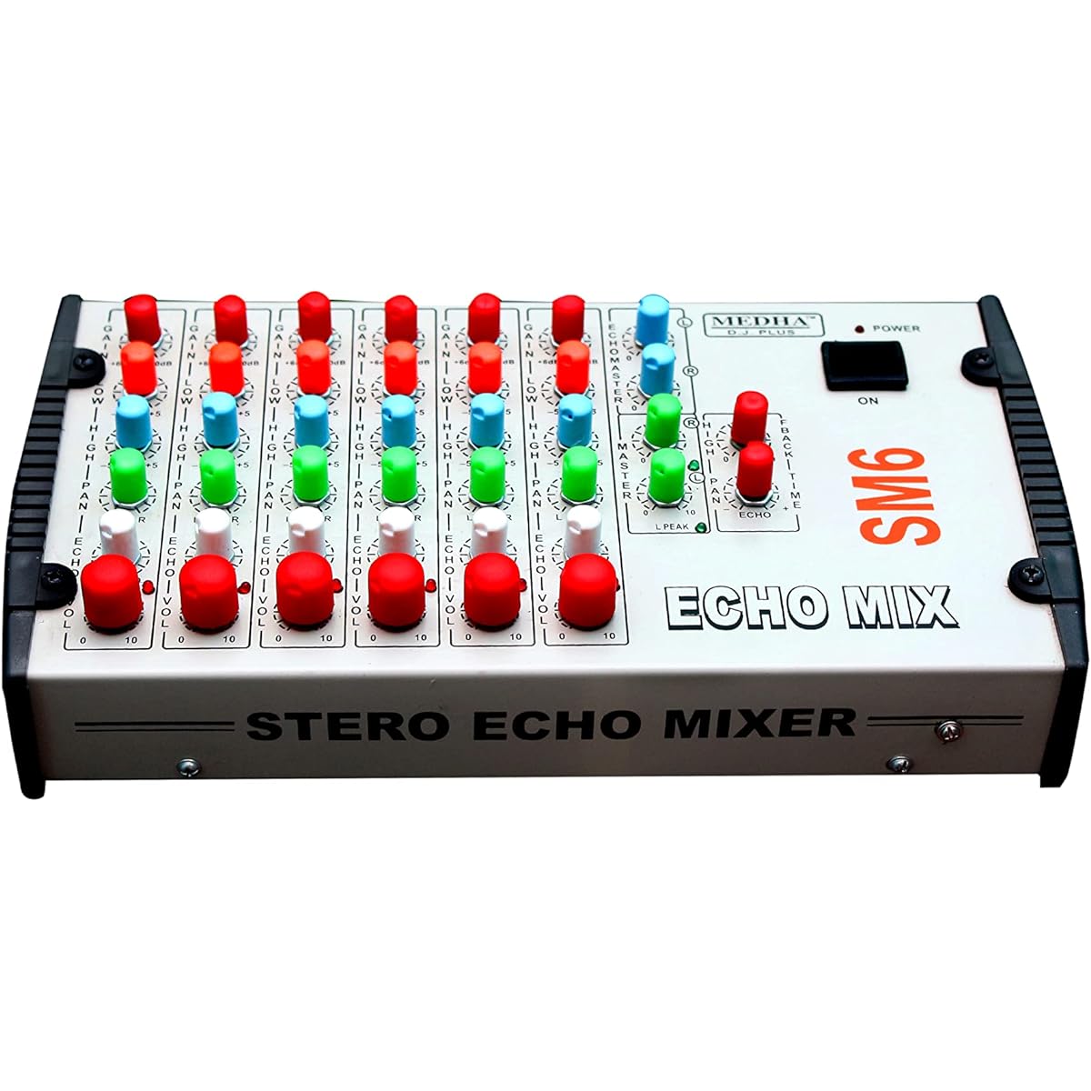 MEDHA D.J. PLUS PROFESSIONAL 6 Channel Stereo Echo Mixer