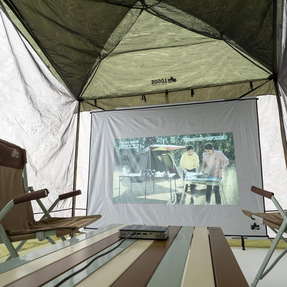 LOGOS Portable LOGOS Cinema Screen 71805610 White (approx.) Width 200 x Height 150 cm