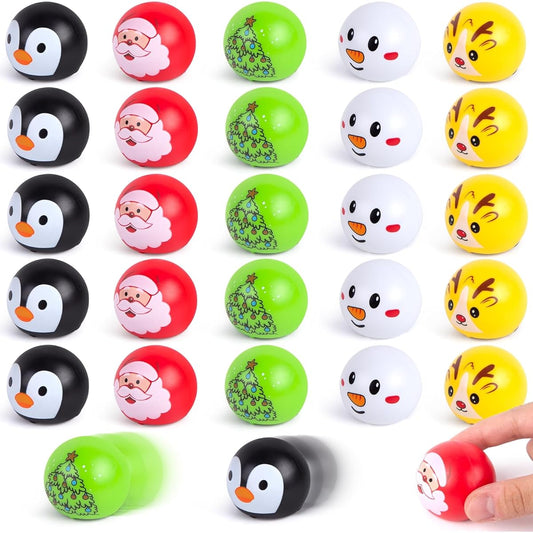 3 Otters 25pcs Christmas Pull Back Car Toys Christmas Stocking Figures Toy Cars Christmas Party Favors Goodie Bag Fillers
