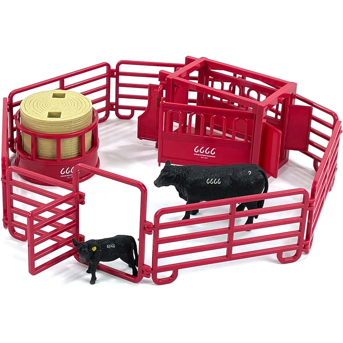 Big Country Toys Realistic 4 Six Ranch Set 6666 Ranch Set 1/20 Scale for Boys and Girls