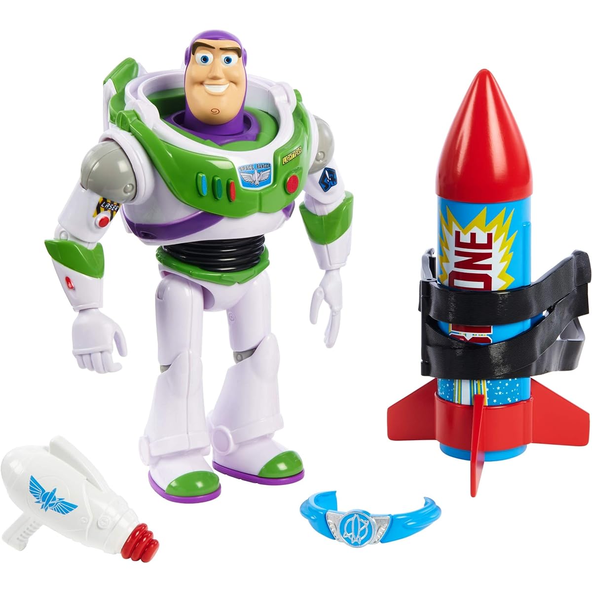 Disney Pixar Toy Story 25th Anniversary Buzz Lightyear Figure with Rocket