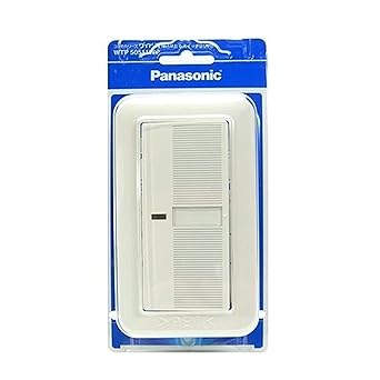 Panasonic Recessed Firefly Switch B (Single Cut) White Pack Product Set of 5 WTP50511WP