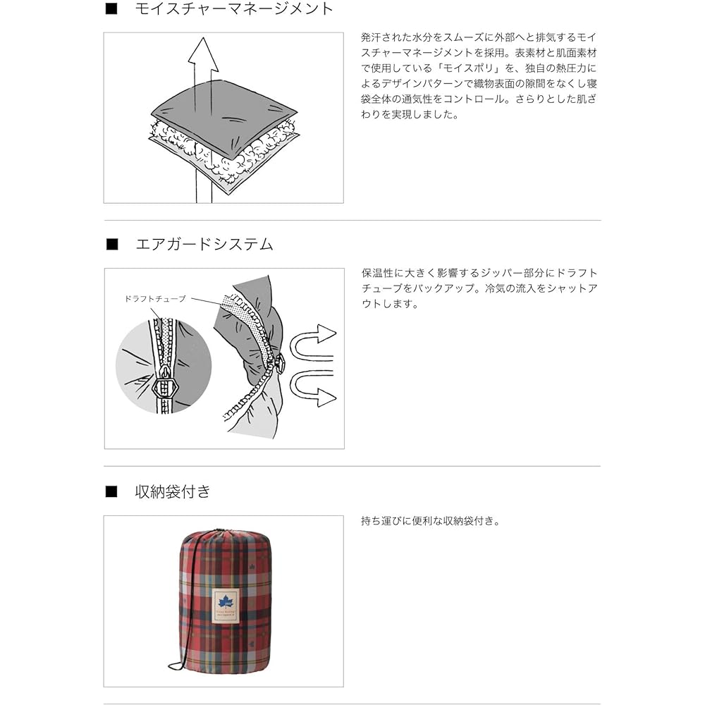 LOGOS fully washable slumber sleeping bag