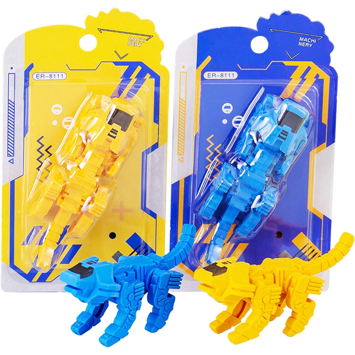 Children's Eraser Puzzle Pencil Eraser Removable DIY Desk Pet Toy Student Classroom Prize School Supplies Gift (Robot)