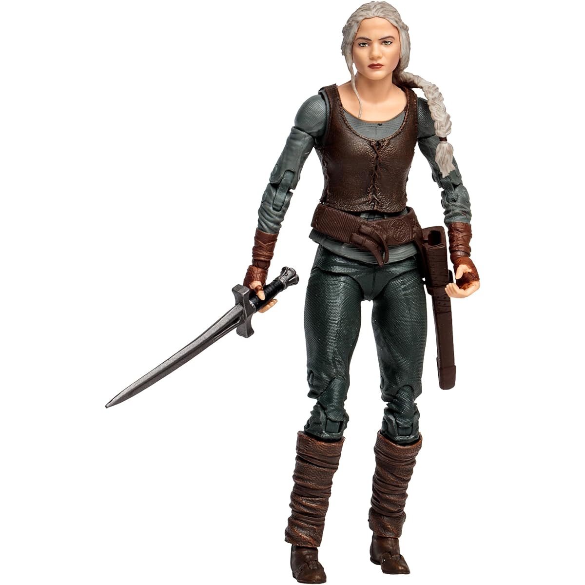 McFarlane Toys The Witcher Ciri & Geralt of Rivia (Season 3) 7" Action Figure 2-Pack, Ages 12+