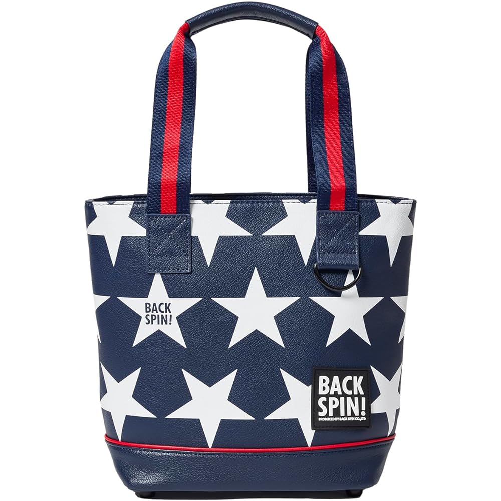 BACK SPIN! STAR CART BAG Backspin Star Star Pattern Cart Bag Synthetic Leather