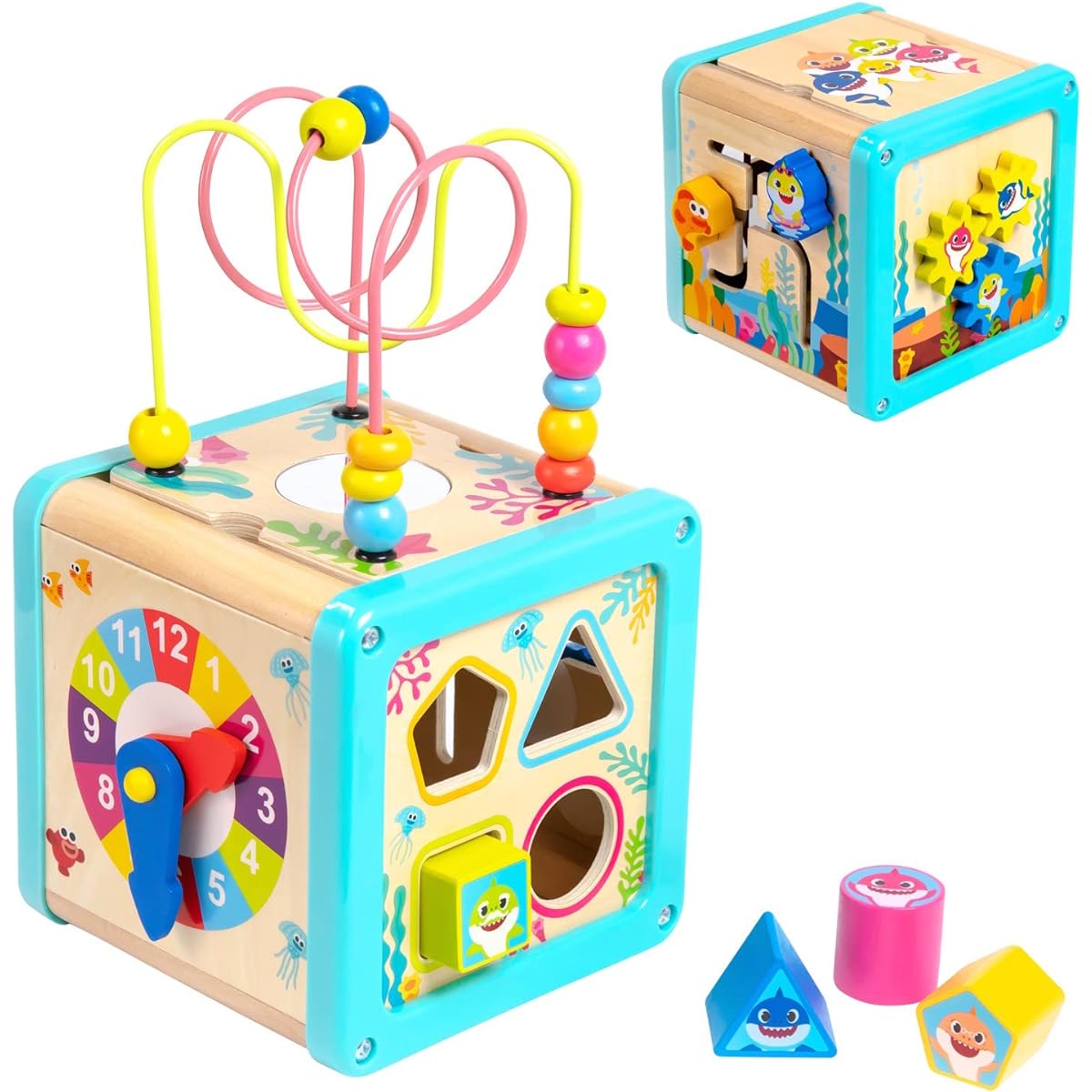 Pidoko Baby Shark Activity Cube for Kids, Toddler