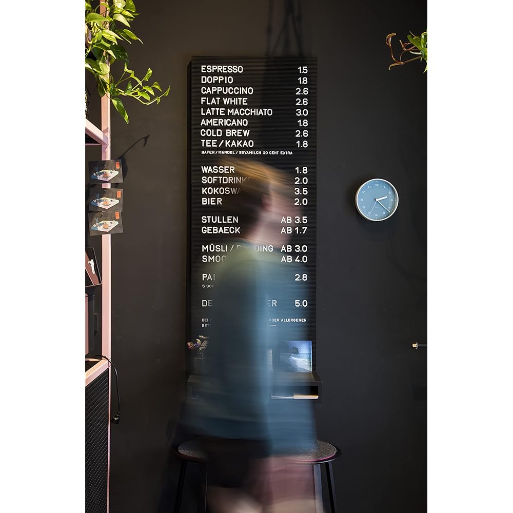 Lemnos Wall Clock AIRA Analog Aluminum Light Blue Light Blue LC18-03 LBL Lemnos φ200×d40mm