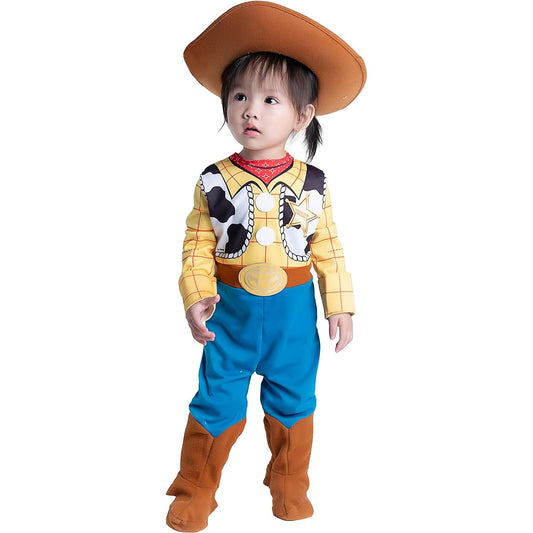 [Disguise Costumes] Disney Toy Story 4 Woody Cosplay Deluxe Baby 70-80cm Yellow 85609W